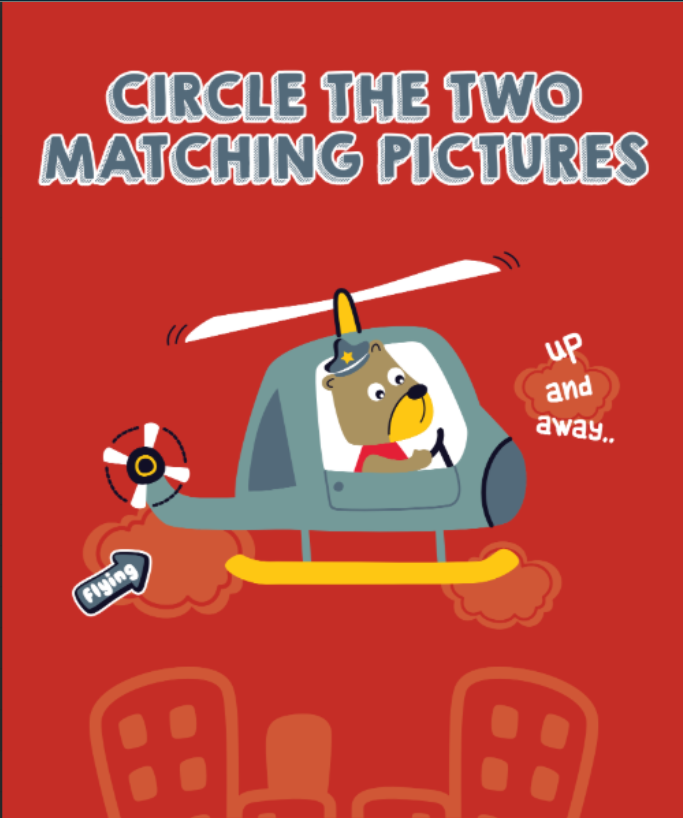 Circle the Two Matching Pictures PlayFunKids